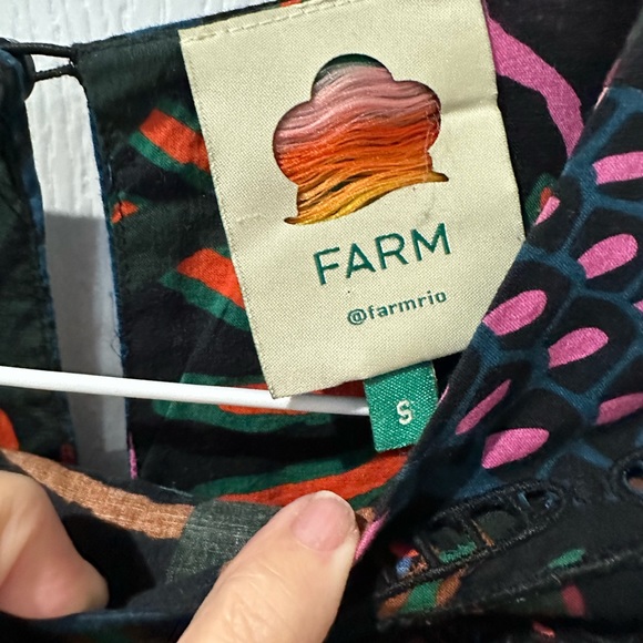 Farm Rio Floral Tropical Print Long Sleeve Blouse - Picture 4 of 12